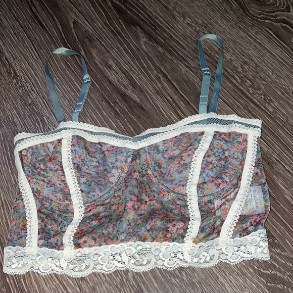Kimchi Blue Tops - Kimchi Blue Floral Corset